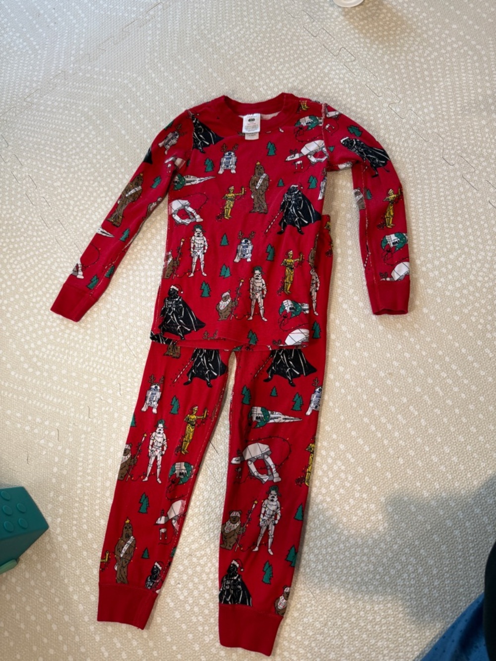 Hanna Andersson Red Star Wars Character Pajama Set